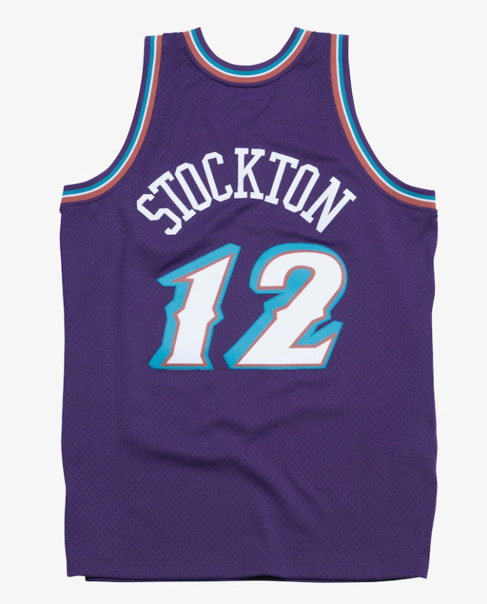 John stockton authentic jersey on sale