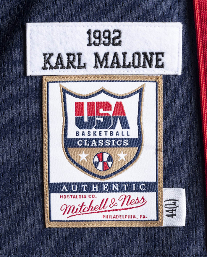 Authentic Jersey Team USA 1992 Karl Malone