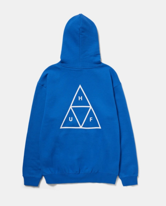 Huf Set Triple Triangle Pullover Hoodie Cobalt