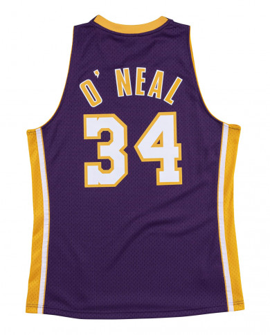 Mitchell & Ness Los Angeles Lakers Away 1983-84 Kareem Abdul-Jabbar Swingman Jersey Purple